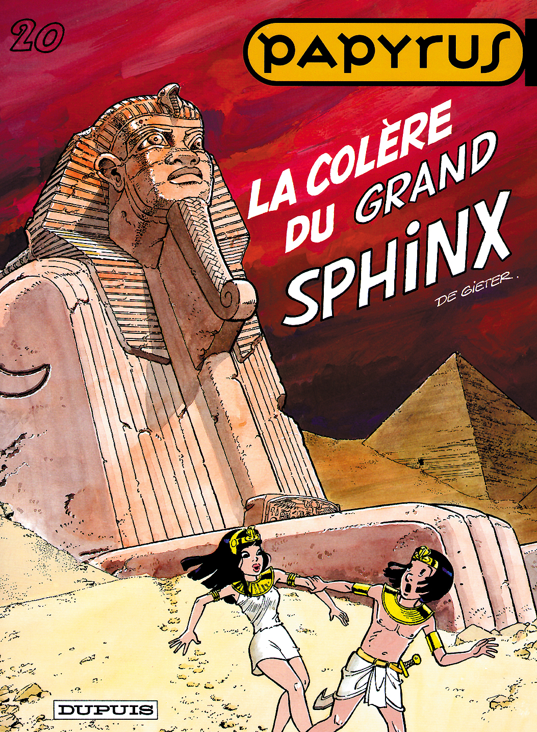 Papyrus – Tome 20 – La Colère du grand sphinx - couv