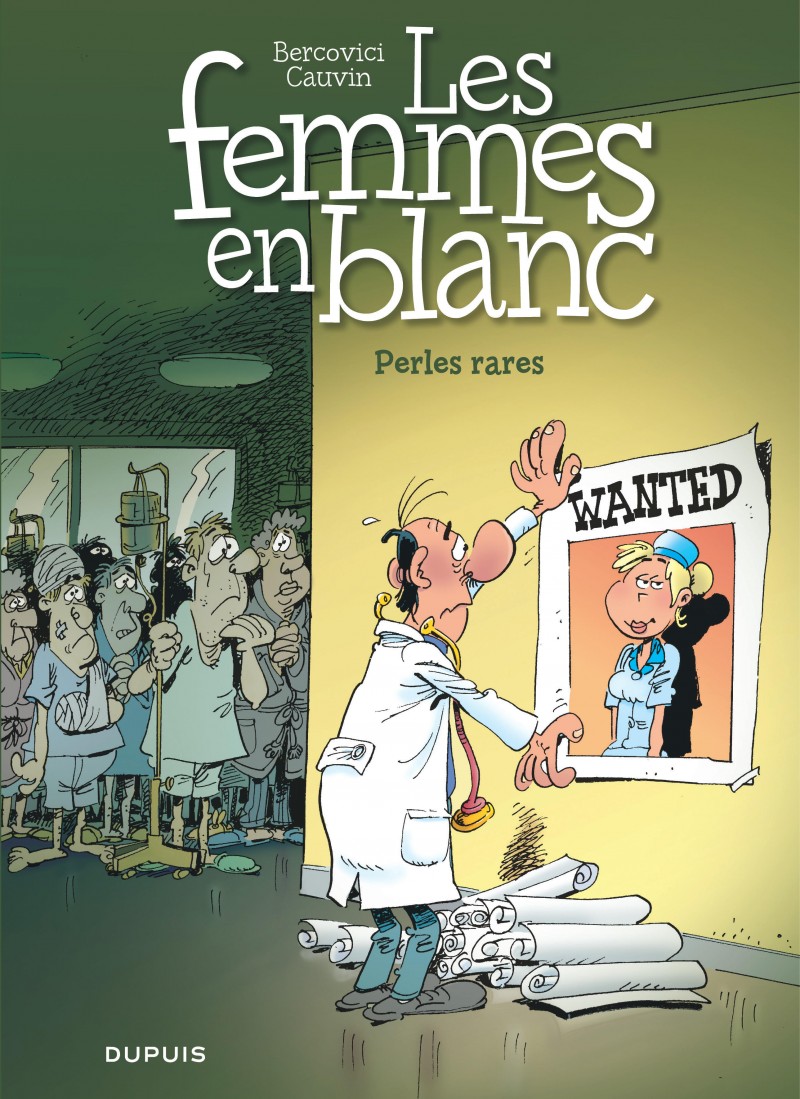 Perles rares, tome 23 de la série de bande dessinée Les femmes en blanc, de Bercovici Cauvin