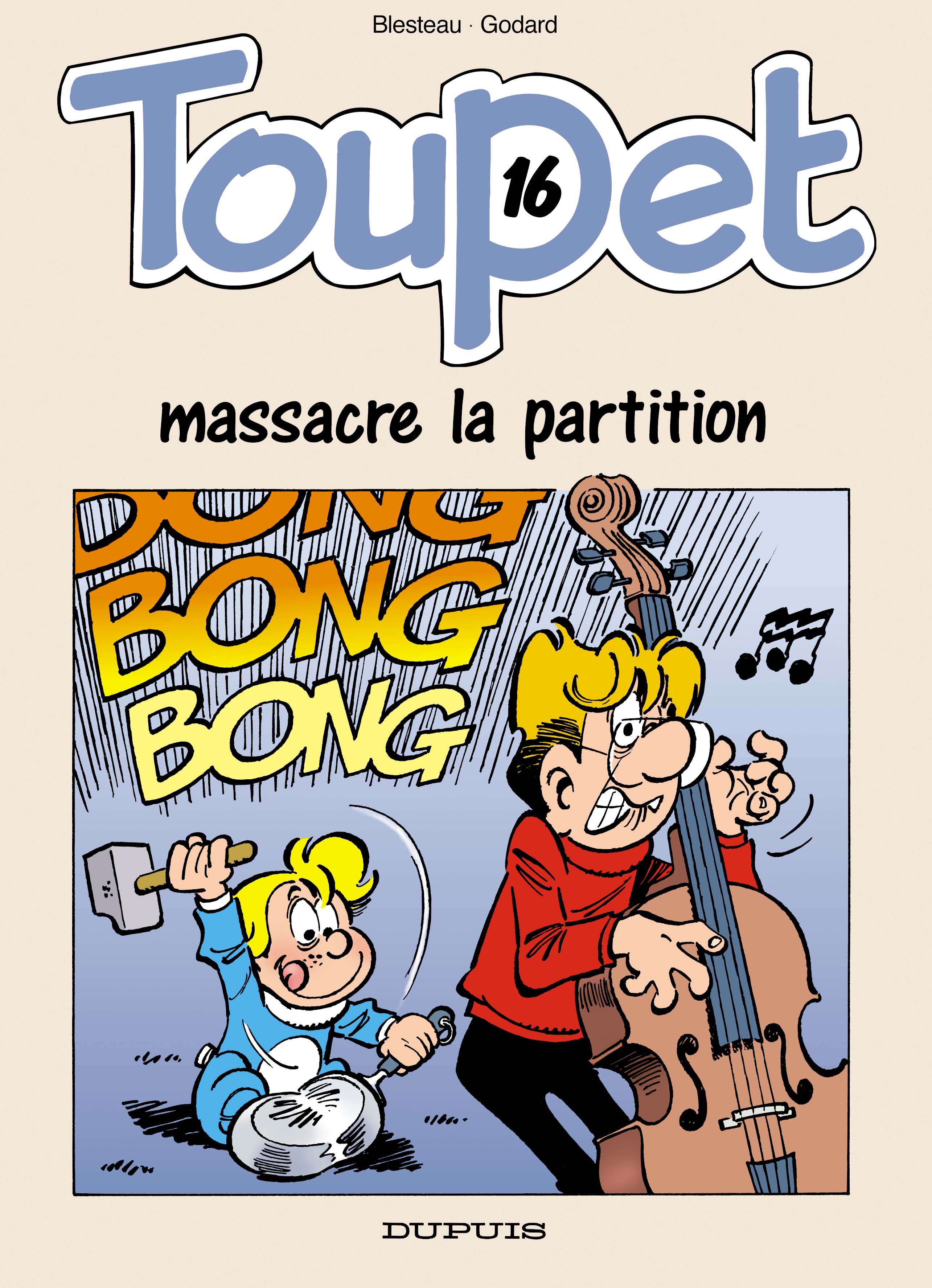 Toupet massacre la partition - couv