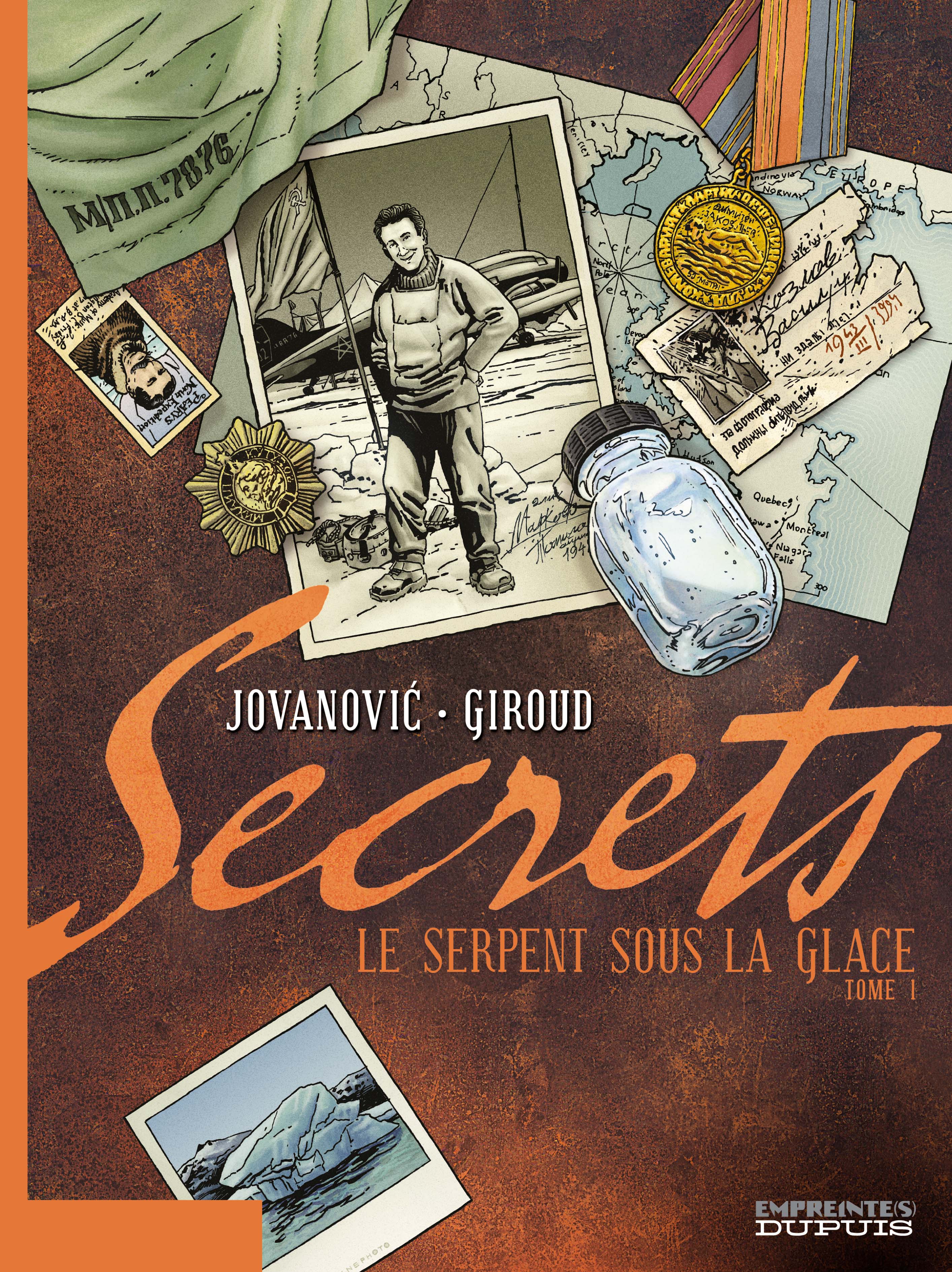 Secrets, Le Serpent sous la glace, tome 1/3 - couv