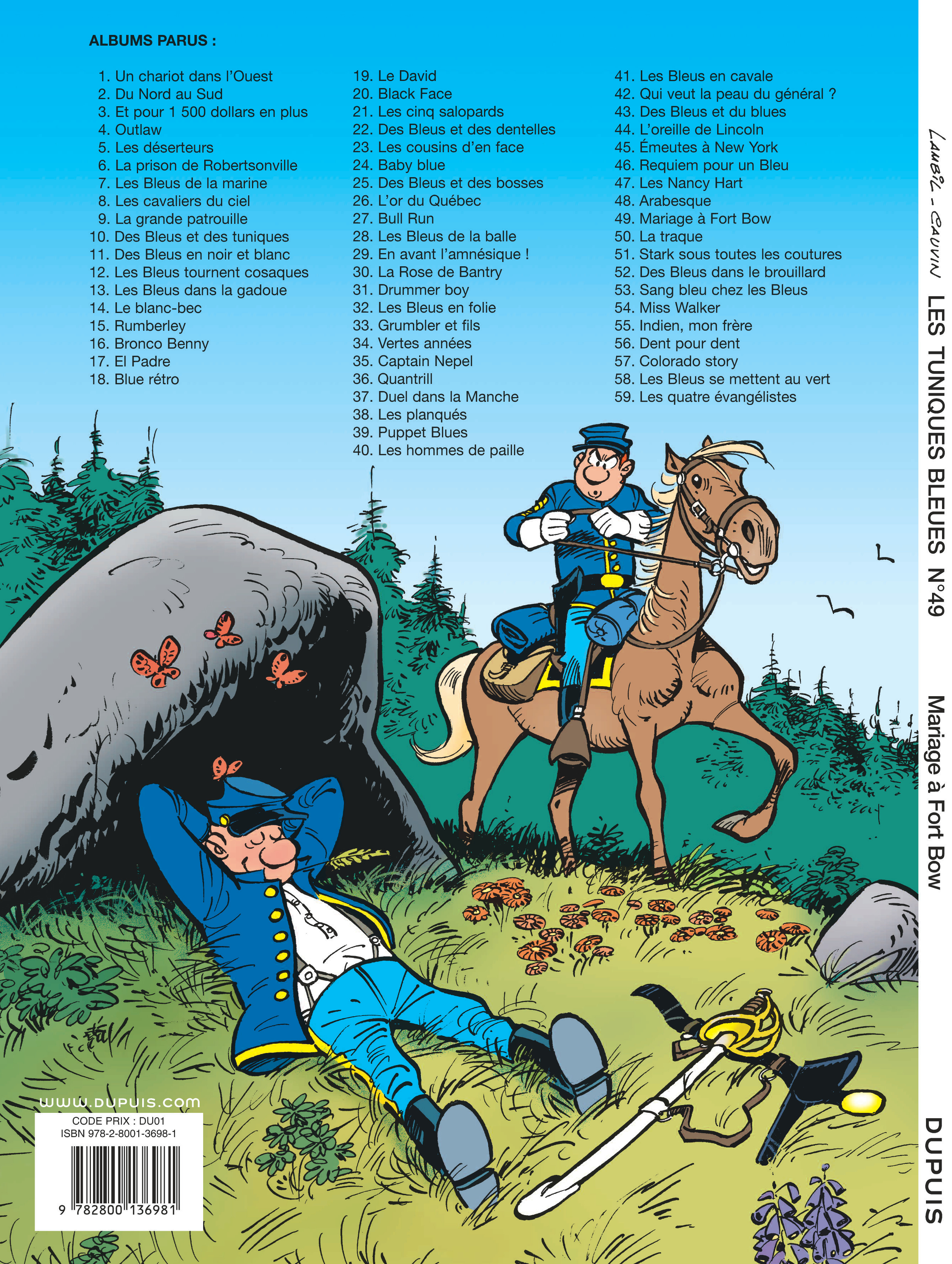 Les Tuniques Bleues – Tome 49 – Mariage à Fort Bow - 4eme