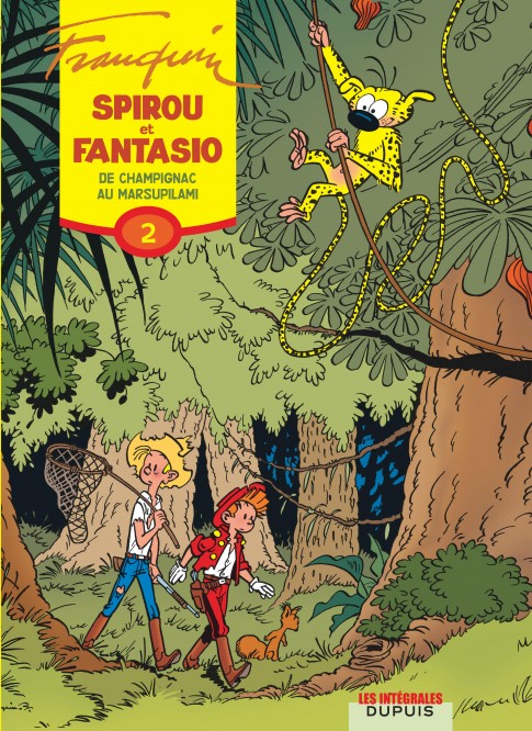 Spirou et Fantasio - L'intégrale – Tome 2 – De Champignac au Marsupilami - couv