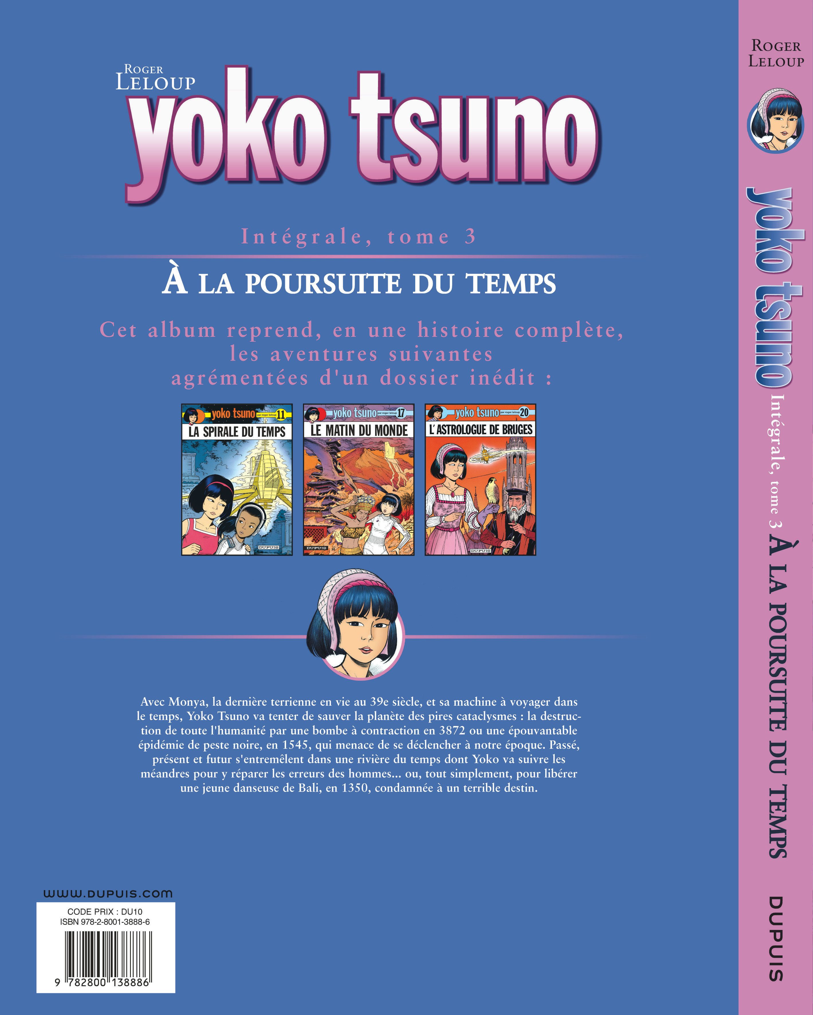 Yoko Tsuno - L'intégrale – Tome 3 – À la poursuite du temps - 4eme