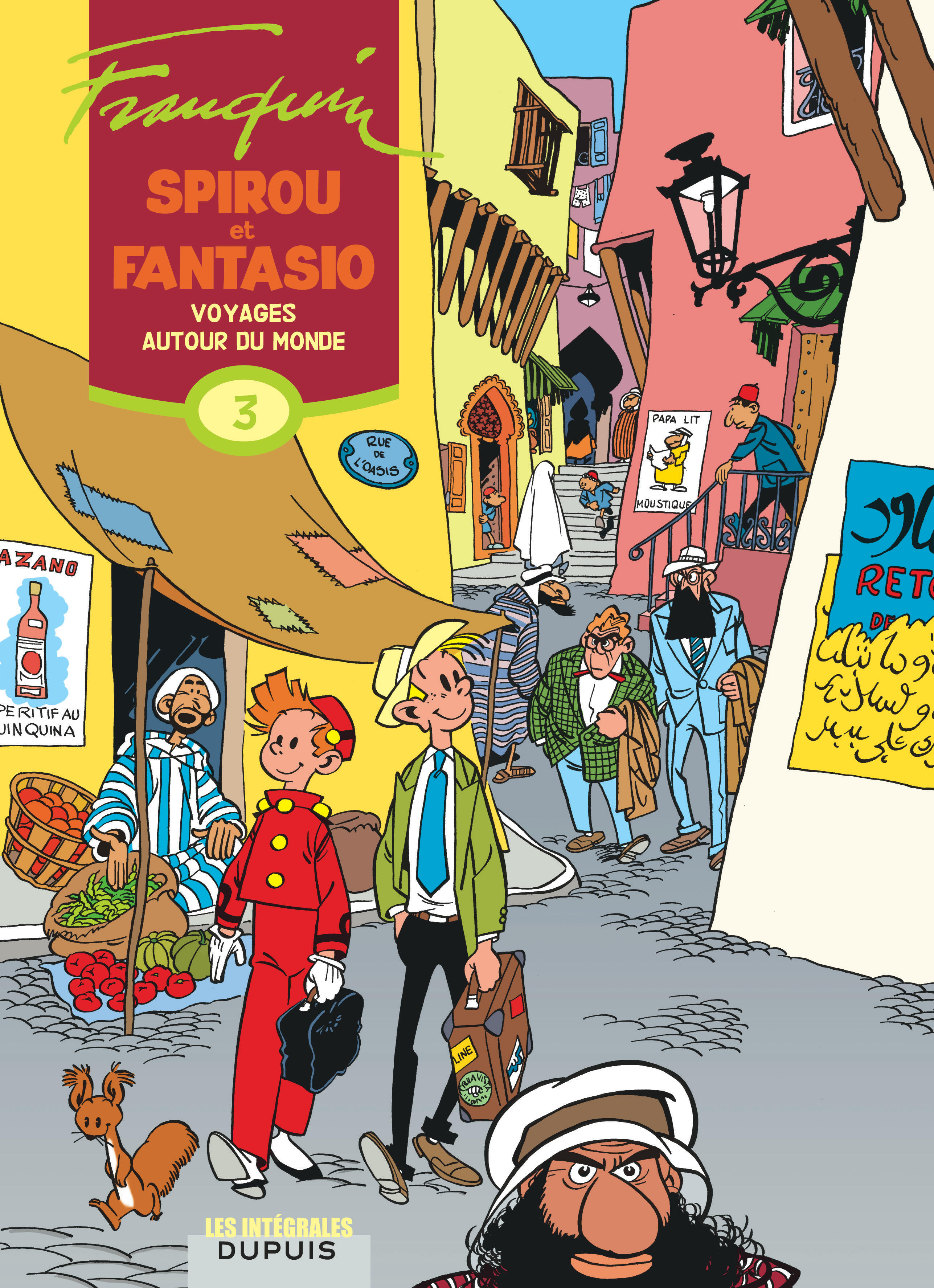 Spirou et Fantasio - L'intégrale – Tome 3 – Voyages autour du monde - couv