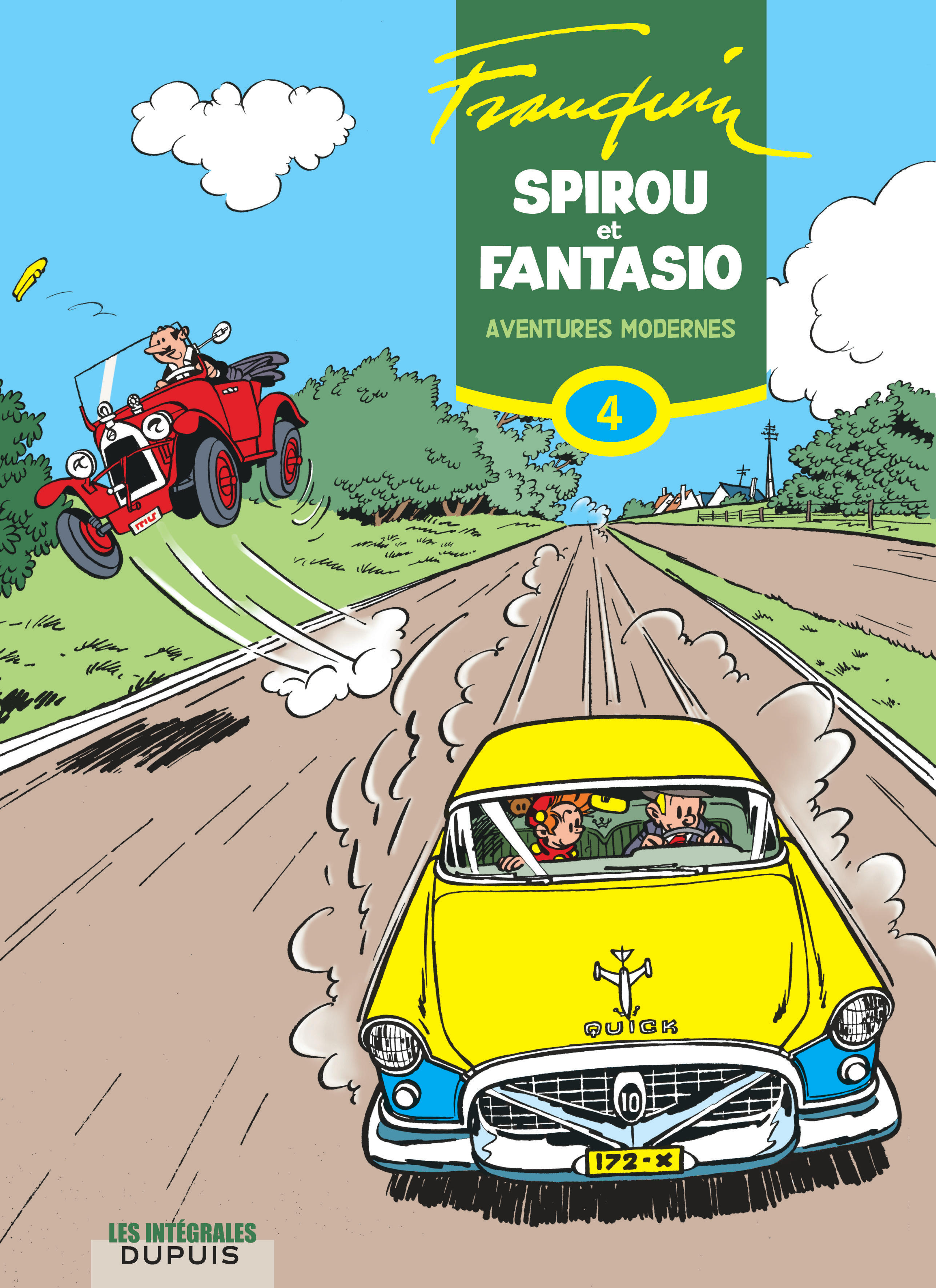 Spirou et Fantasio - L'intégrale – Tome 4 – Aventures modernes - couv