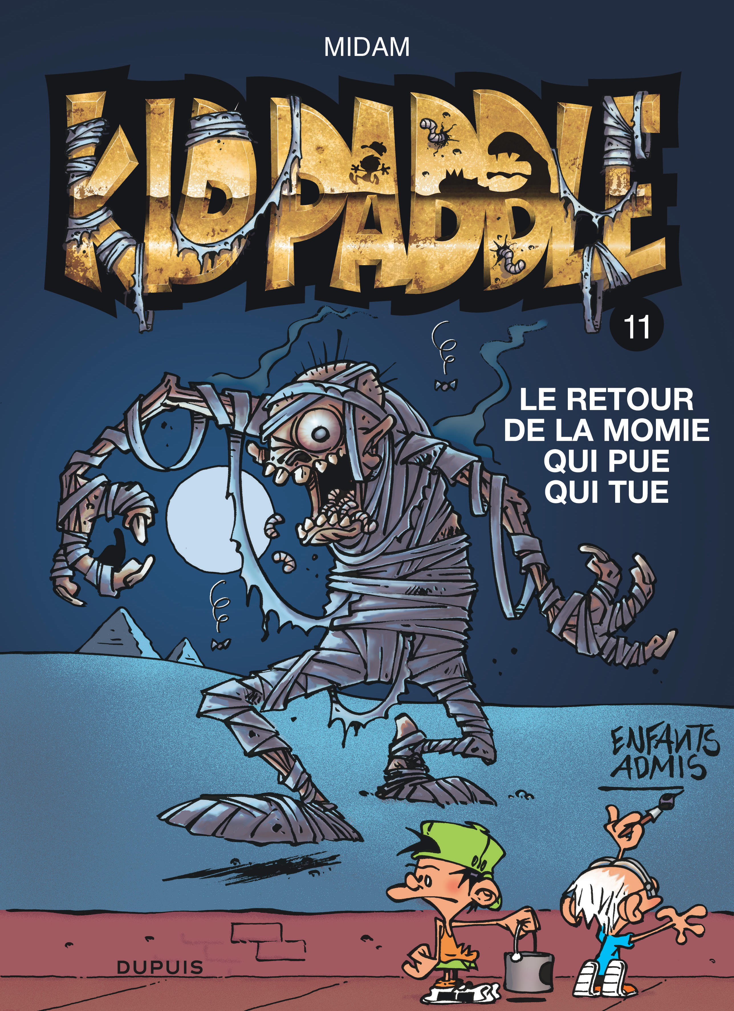 Kid Paddle – Tome 11 – Le retour de la momie qui pue qui tue - couv