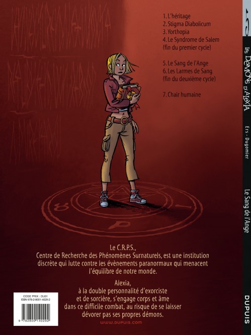 Les Démons d'Alexia – Tome 5 – Le sang de l'ange - 4eme