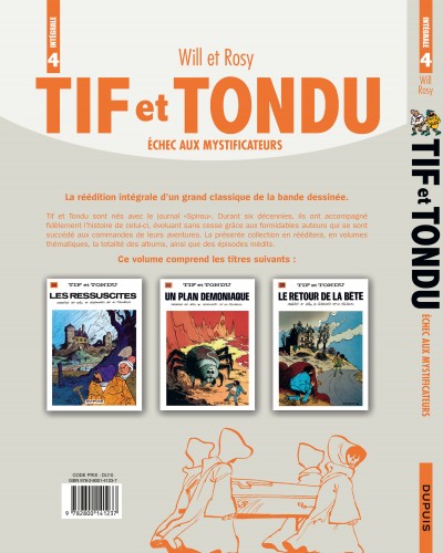 Tif et Tondu - L'intégrale – Tome 4 – Échec aux mystificateurs - 4eme