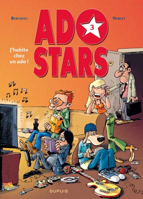 Adostars – Tome 3 – J'habite chez un ado - couv