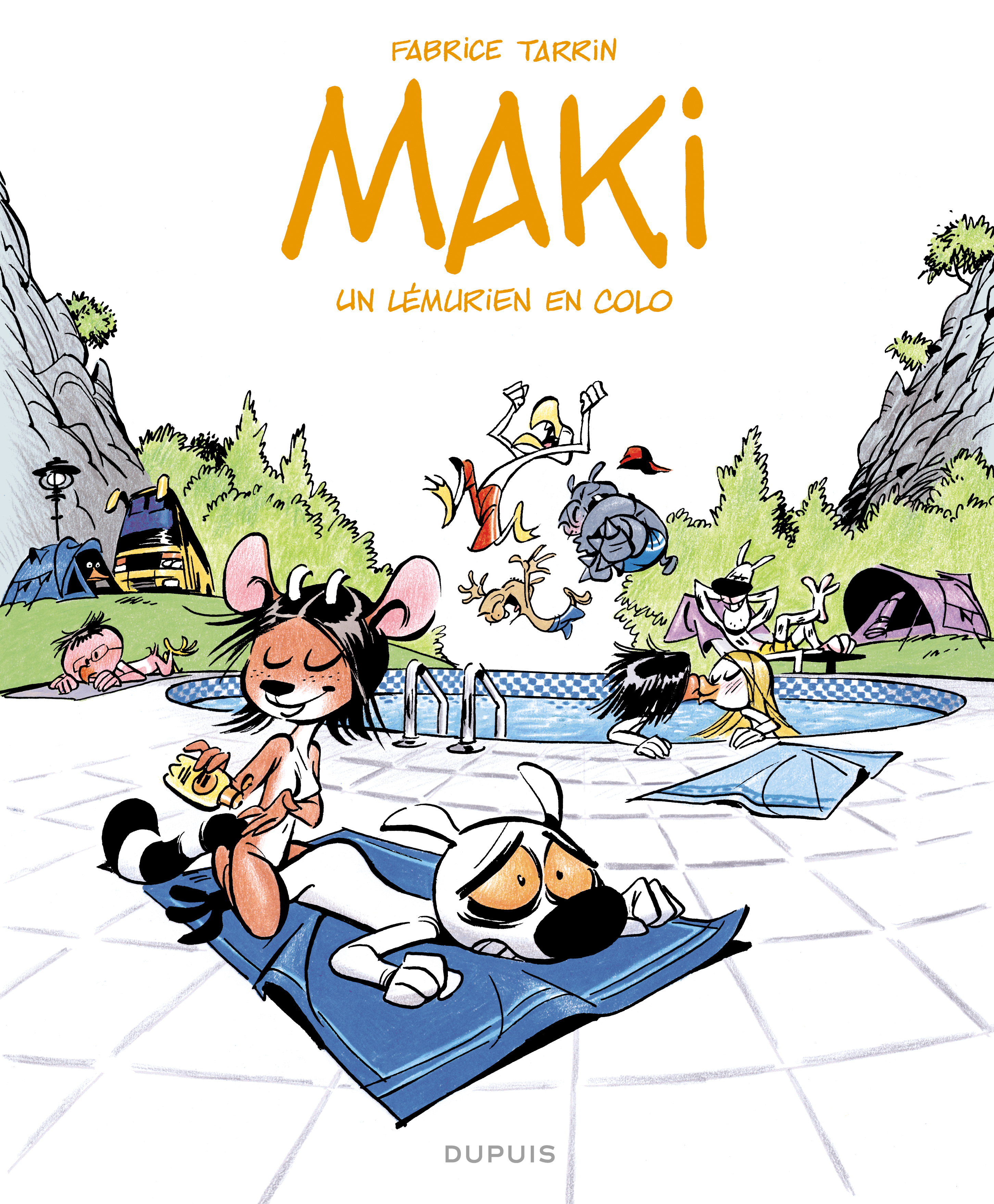 Maki – Tome 1 – Un lémurien en colo - couv