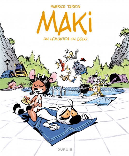 Maki – Tome 1 – Un lémurien en colo - couv