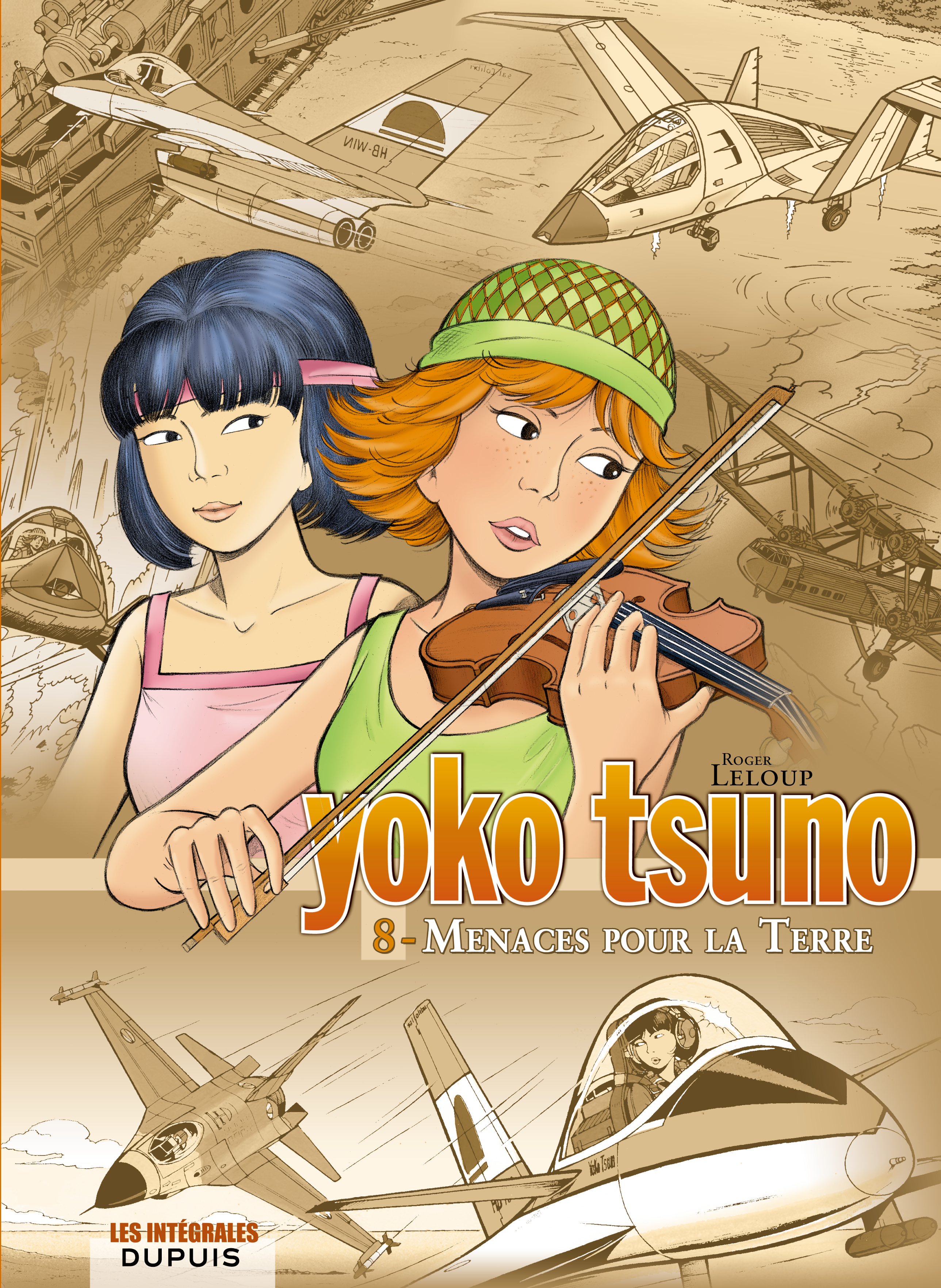 Yoko Tsuno - L'intégrale – Tome 8 – Menaces pour la Terre - couv