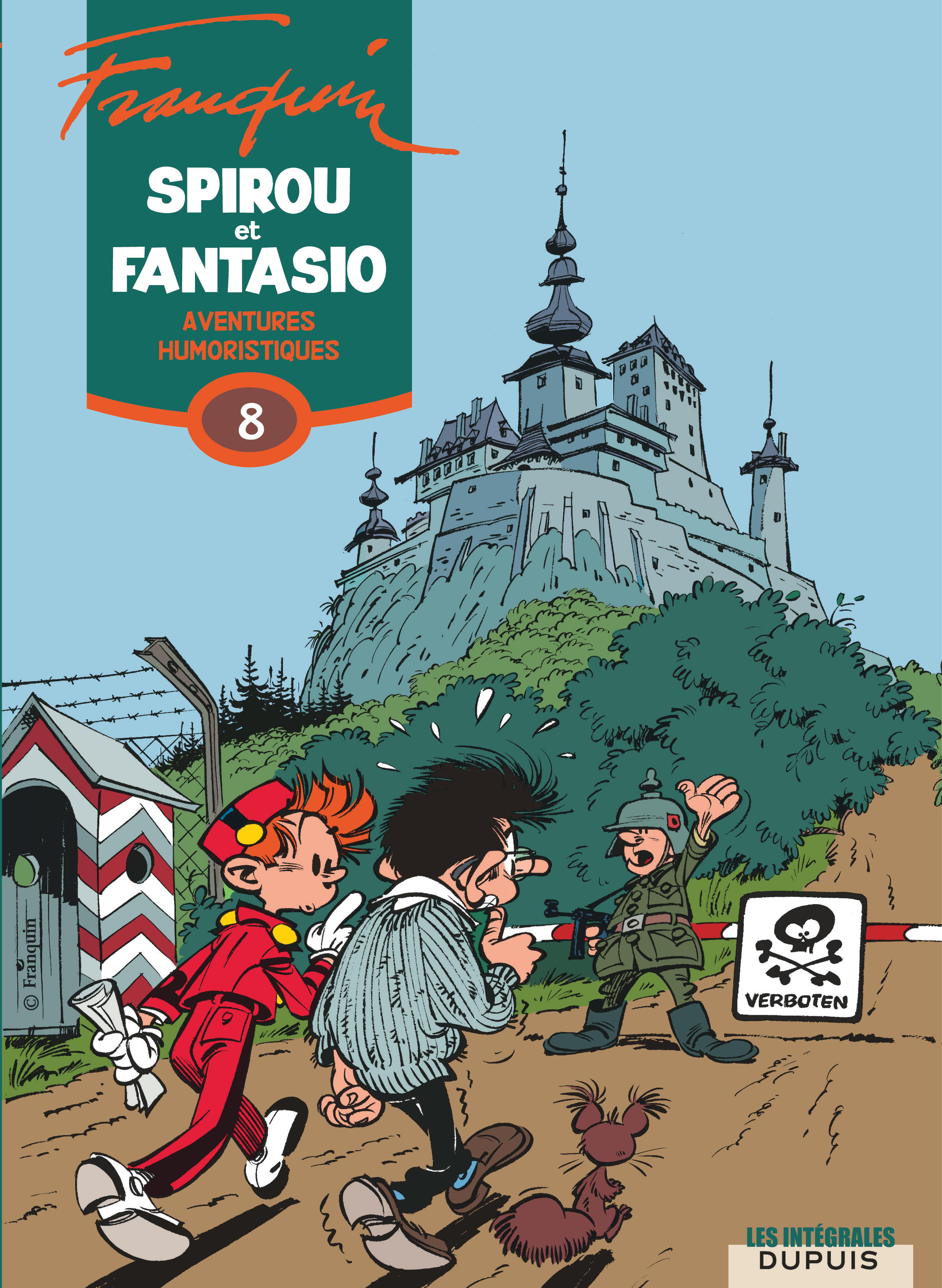 Spirou et Fantasio - L'intégrale – Tome 8 – Aventures humoristiques - couv