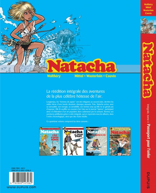 Natacha - L'intégrale – Tome 4 – Passeport pour l'enfer - 4eme