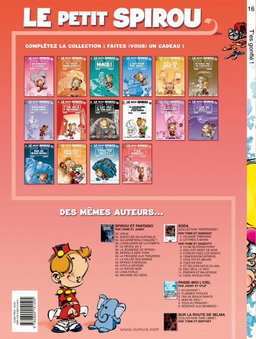 Le Petit Spirou – Tome 16 – T'es gonflé ! - 4eme