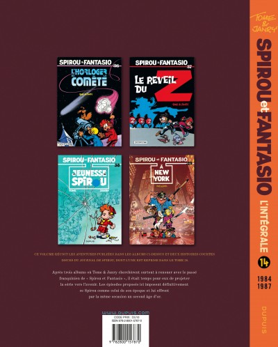 Spirou et Fantasio - L'intégrale – Tome 14 – Tome & Janry 1984-1987 - 4eme