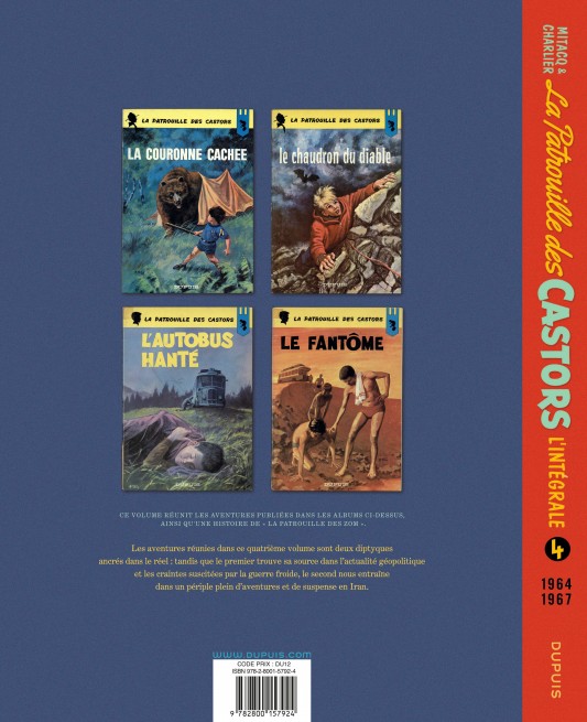 La patrouille des Castors  - Intégrale – Tome 4 – La patrouille des Castors - L'intégrale - Tome 4 - 4eme