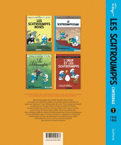 Les Schtroumpfs - L'intégrale – Tome 1 – 1958-1966 - 4eme