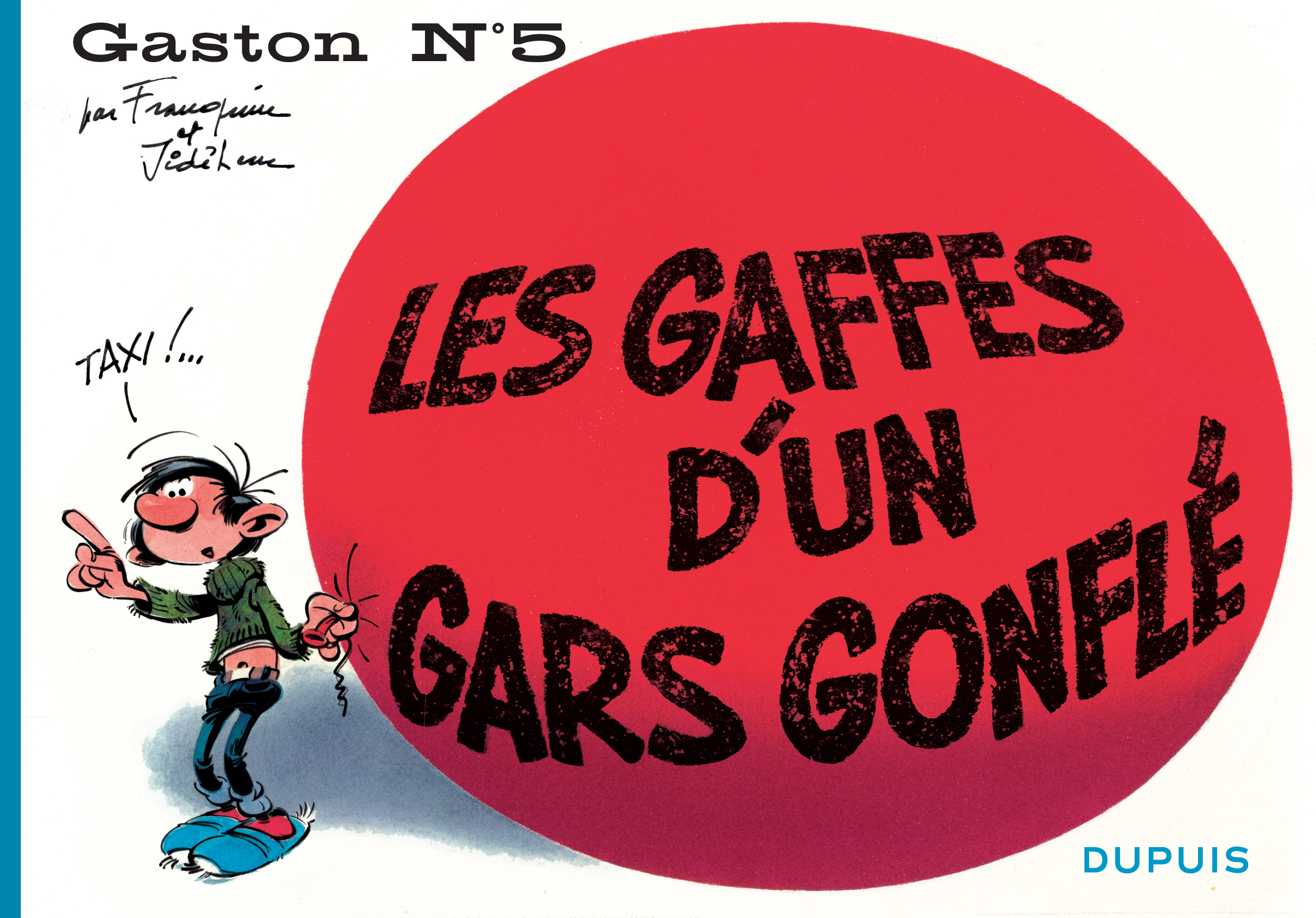 Gaston à l'italienne – Tome 5 – Les gaffes d'un gars gonflé - couv