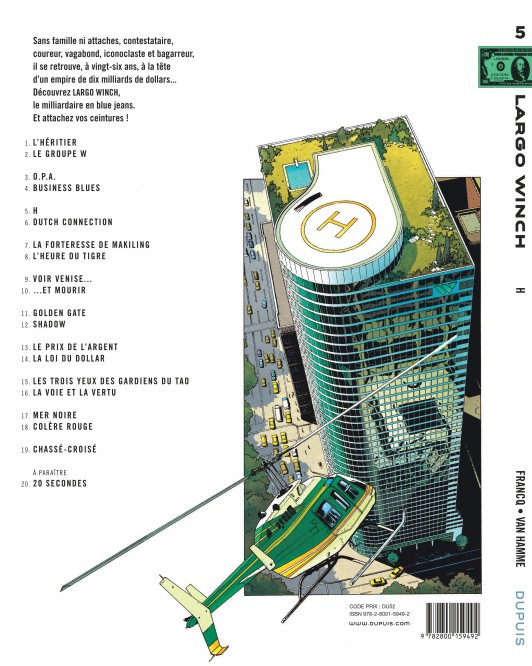 Largo Winch – Tome 5 – H - 4eme