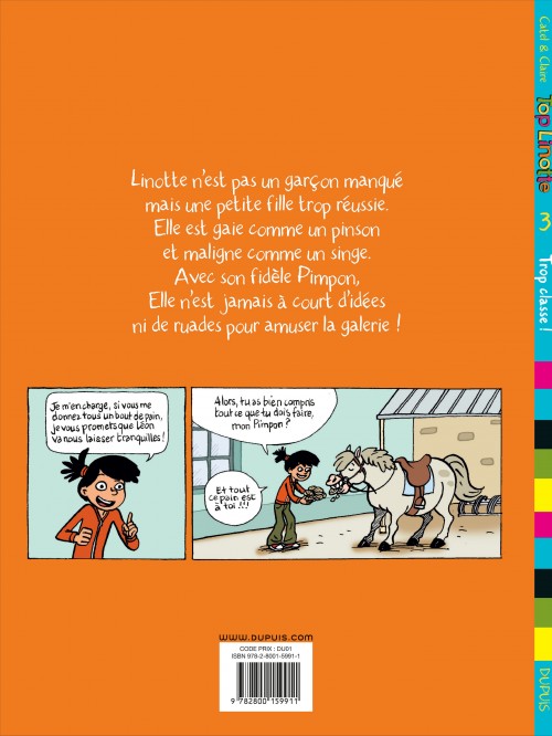 Top Linotte – Tome 3 – Trop classe ! - 4eme