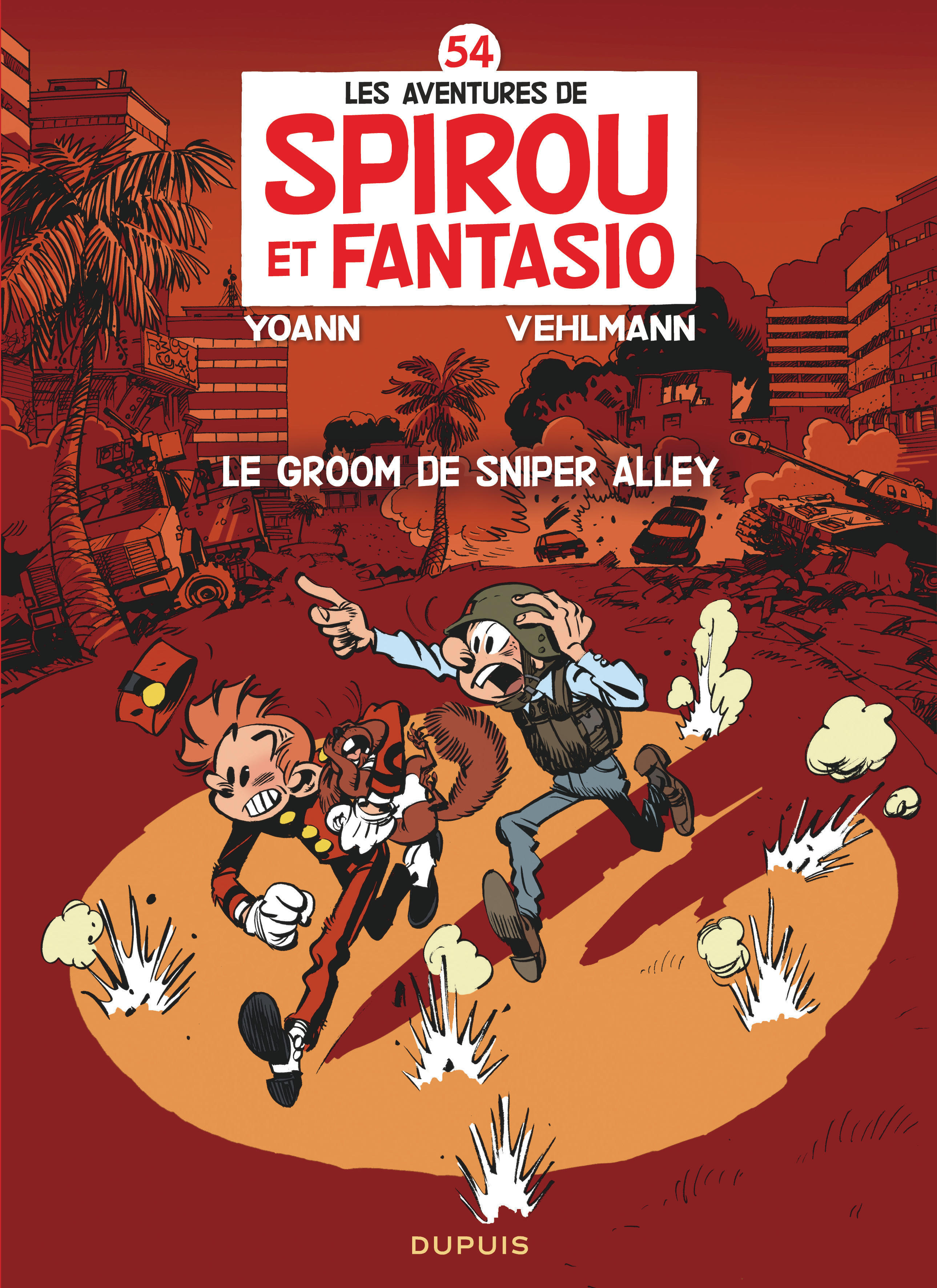 Spirou et Fantasio – Tome 54 – Le groom de Sniper Alley - couv