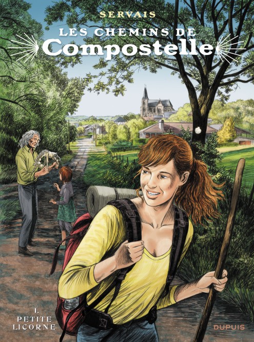 Les chemins de Compostelle – Tome 1 – La petite licorne - couv