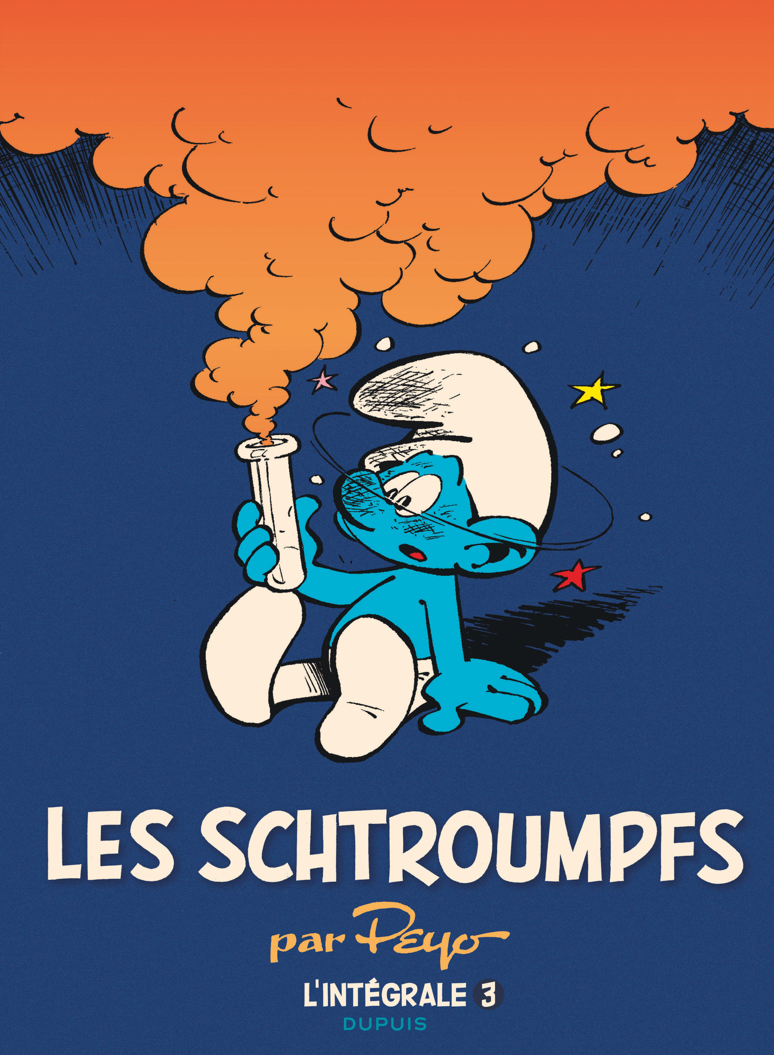 Les Schtroumpfs - L'intégrale – Tome 3 – 1970-1974 - couv