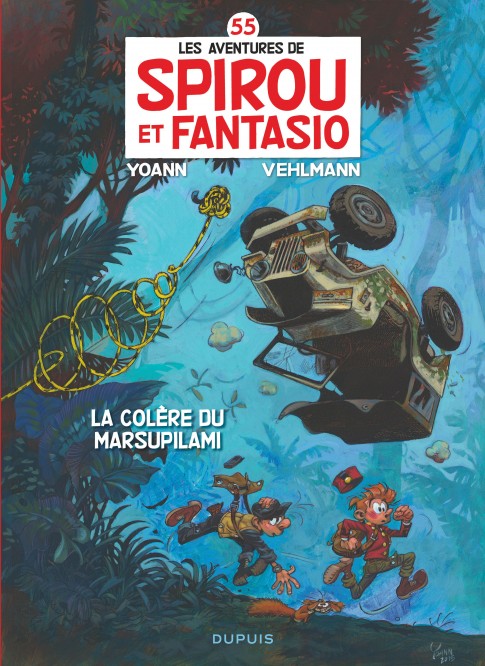 Spirou et Fantasio – Tome 55 – La colère du Marsupilami - couv