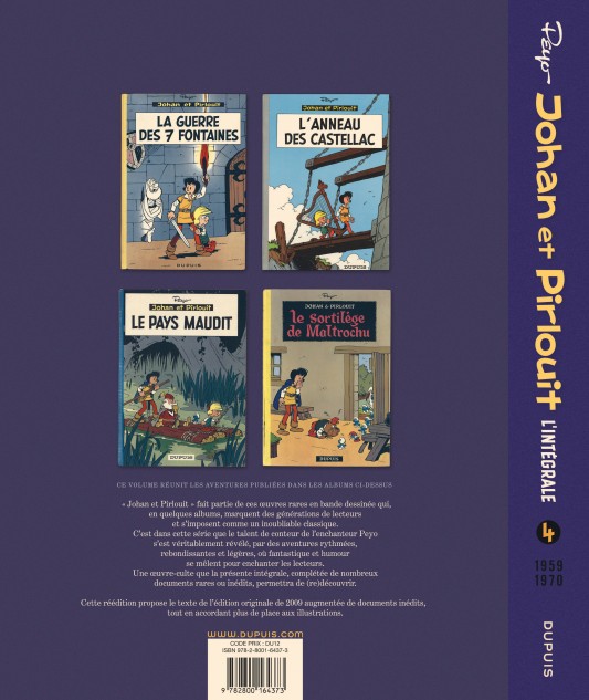 Johan et Pirlouit - L'Intégrale – Tome 4 - 4eme