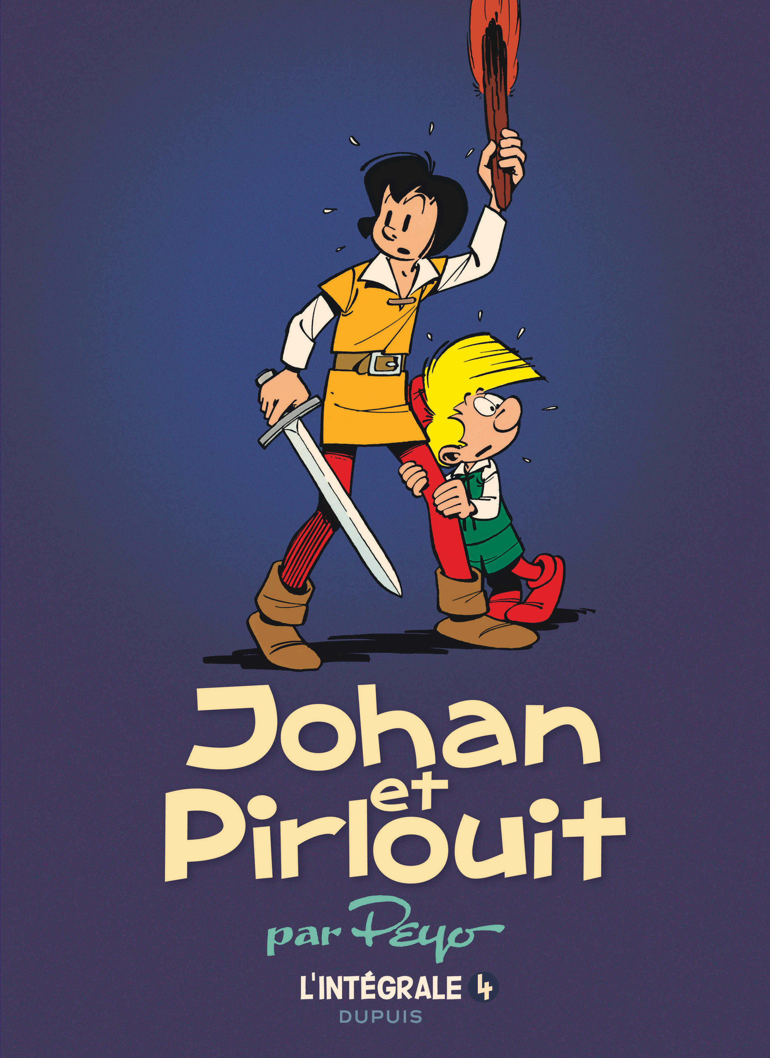 Johan et Pirlouit - L'Intégrale – Tome 4 - couv