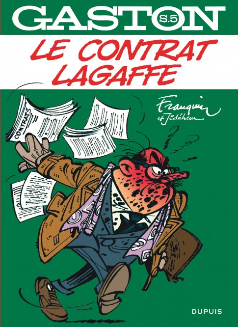 Gaston - Hors-série – Tome 5 – Le contrat Lagaffe - couv