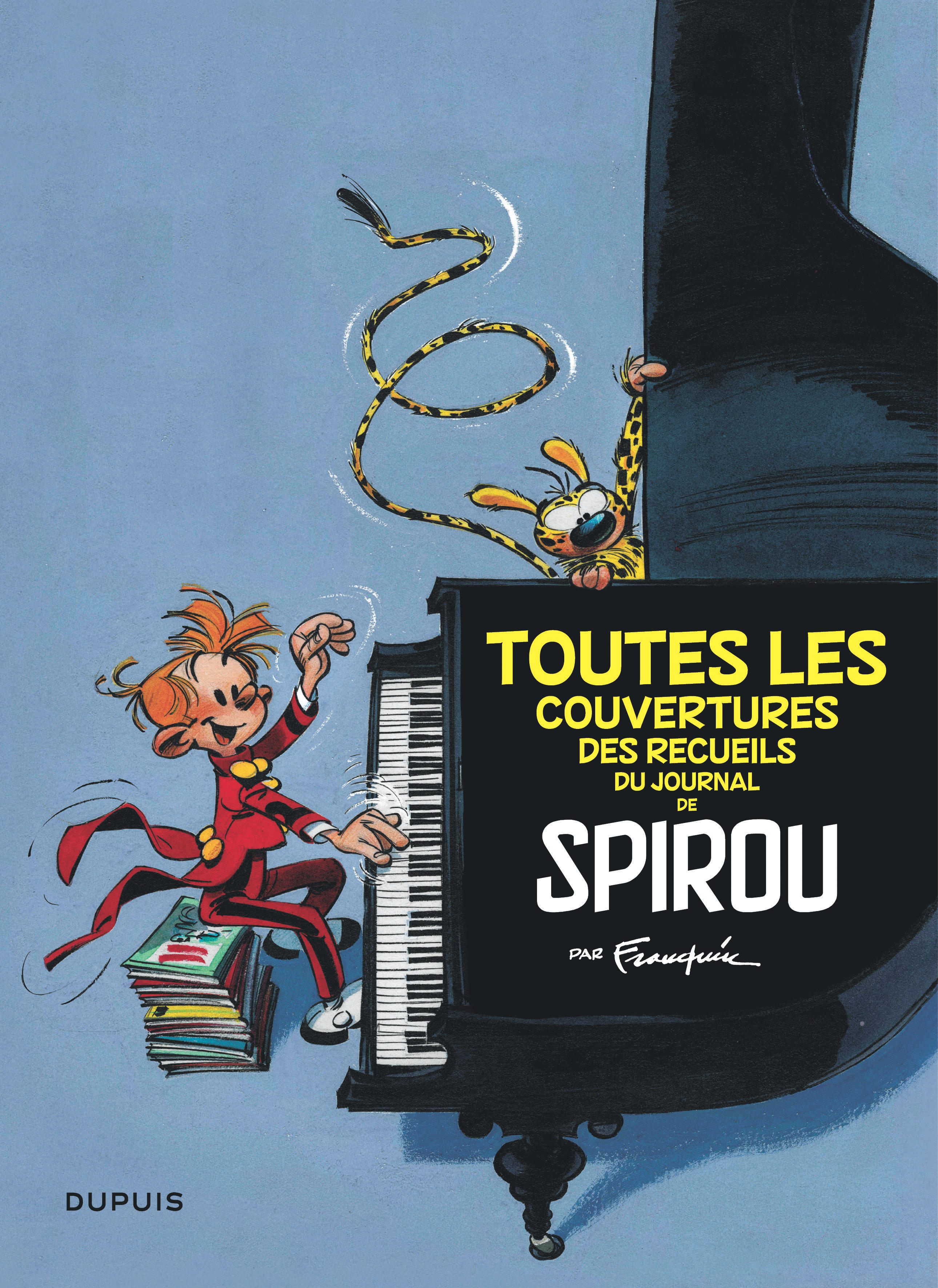 Toutes les couvertures des recueils du Journal de Spirou par Franquin - couv