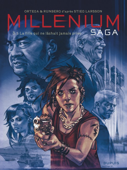 Millénium saga – Tome 3 – La fille qui ne lâchait jamais prise - couv