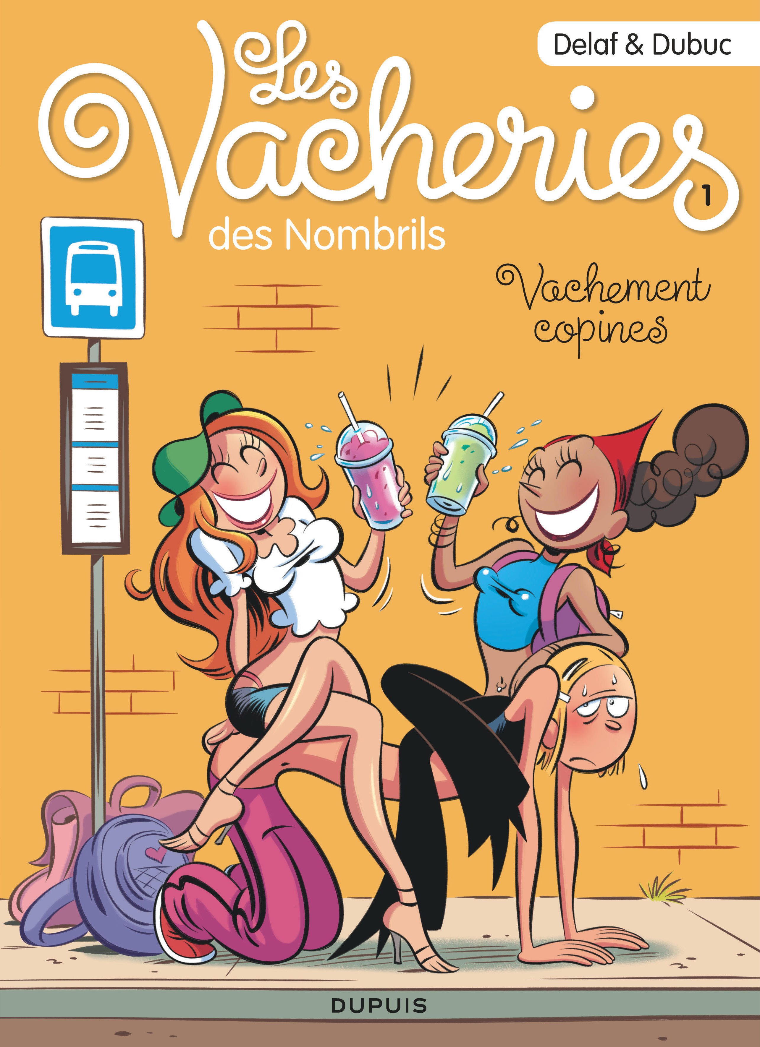 Les vacheries des Nombrils – Tome 1 – Vachement copines - couv