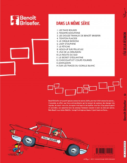 Benoît Brisefer (Lombard) – Tome 9 – L'Ile de la désunion - 4eme