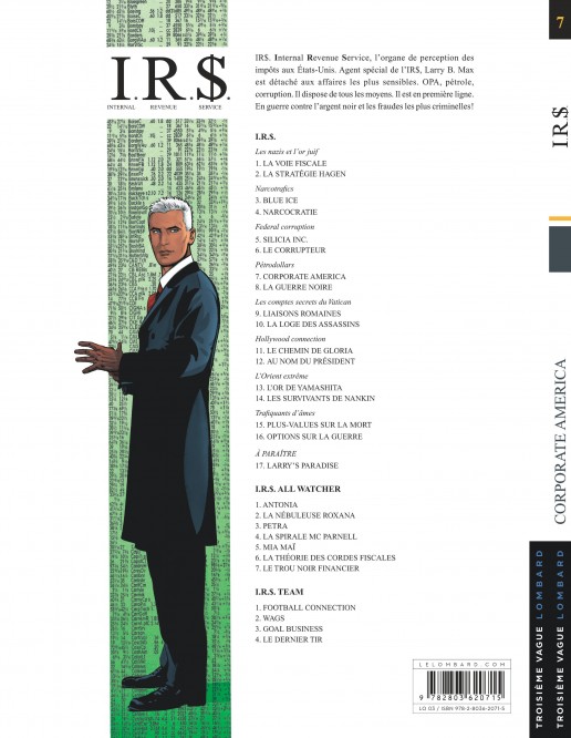 I.R.$ – Tome 7 – Corporate America - 4eme