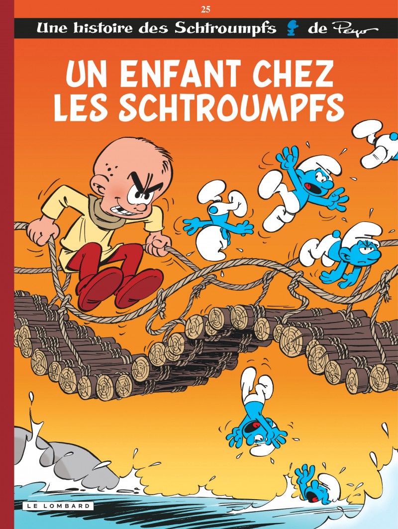 Un Enfant Chez Les Schtroumpfs, Tome 25 De La Série De Bande Dessinée ...