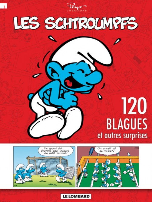 Schtroumpfs (120 Blagues) – Tome 1 – 120 blagues et autres surprises T1 - couv