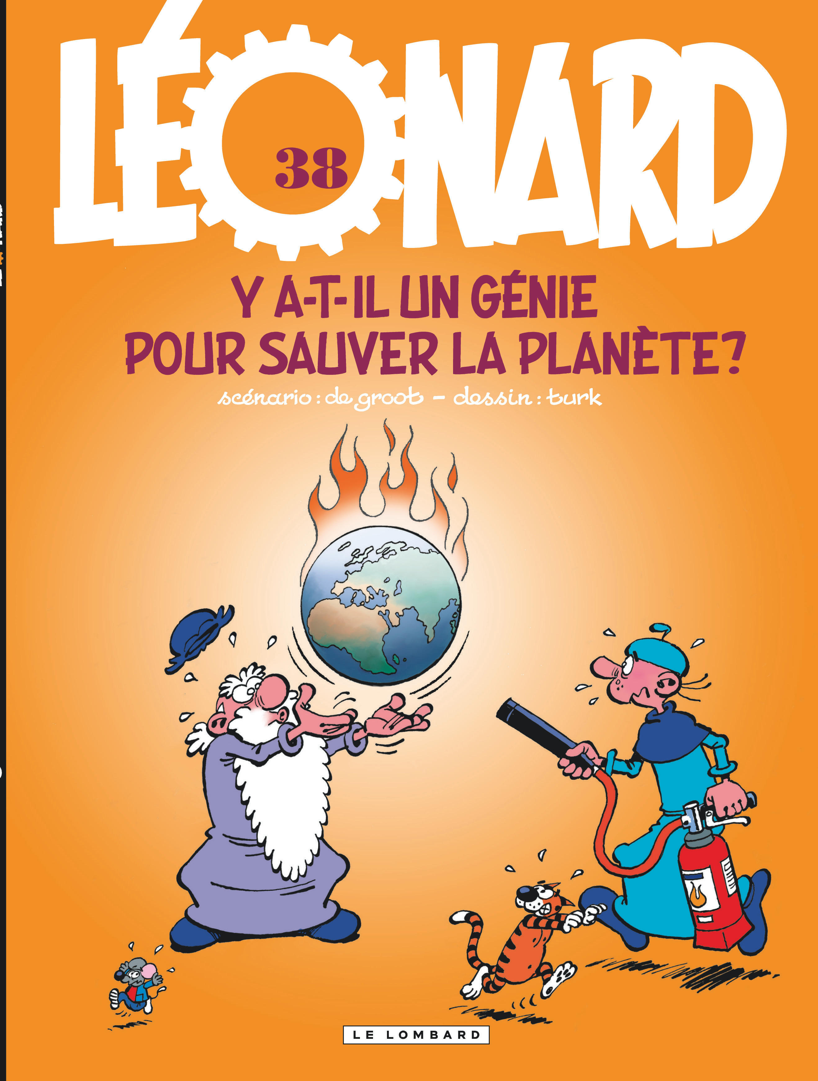 Léonard – Tome 38 – Y a-t-il un génie pour sauver la planète ? - couv