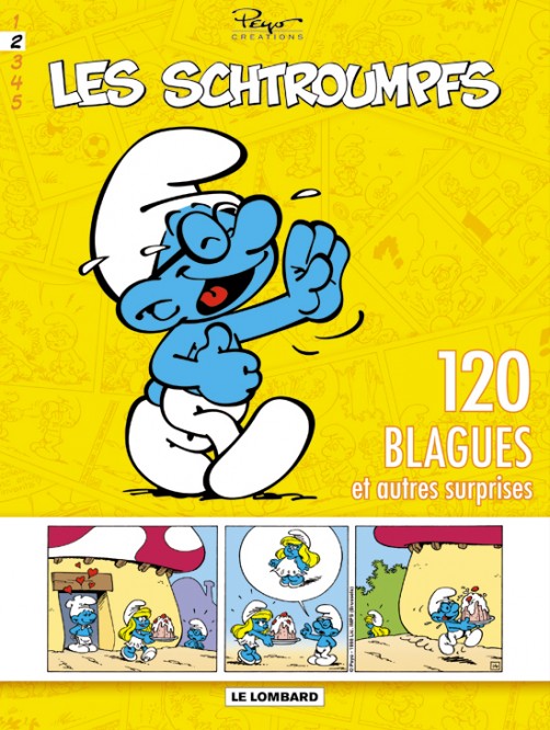 Schtroumpfs (120 Blagues) – Tome 2 – 120 blagues et autres surprises T2 - couv