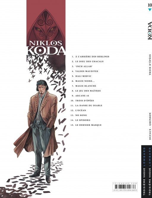 Niklos Koda – Tome 10 – Trois d'épées - 4eme