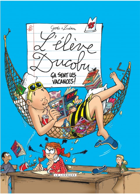 Ducobu – Tome 15 – Ca sent les vacances - couv