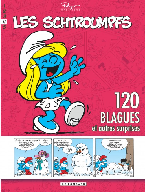 Schtroumpfs (120 Blagues) – Tome 4 – 120 blagues et autres surprises T4 - couv