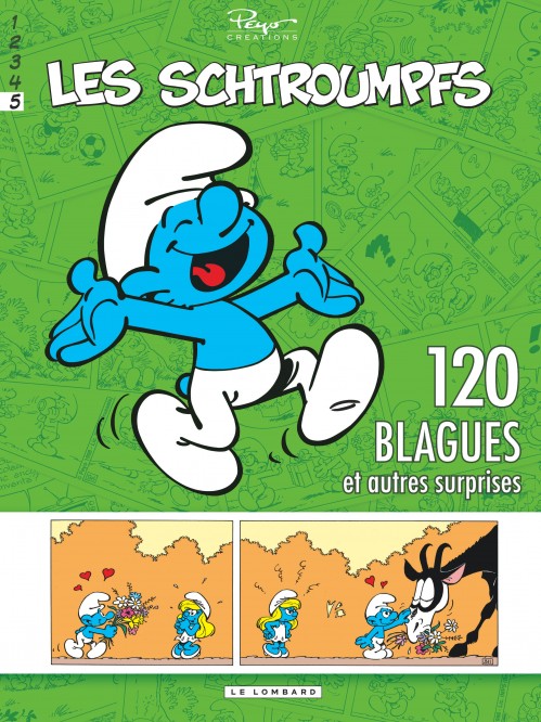 Schtroumpfs (120 Blagues) – Tome 5 – 120 Blagues et autres surprises T5 - couv