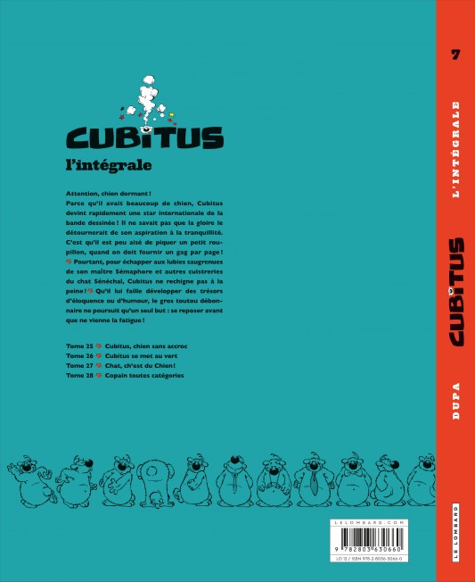 Intégrale Cubitus – Tome 7 - 4eme