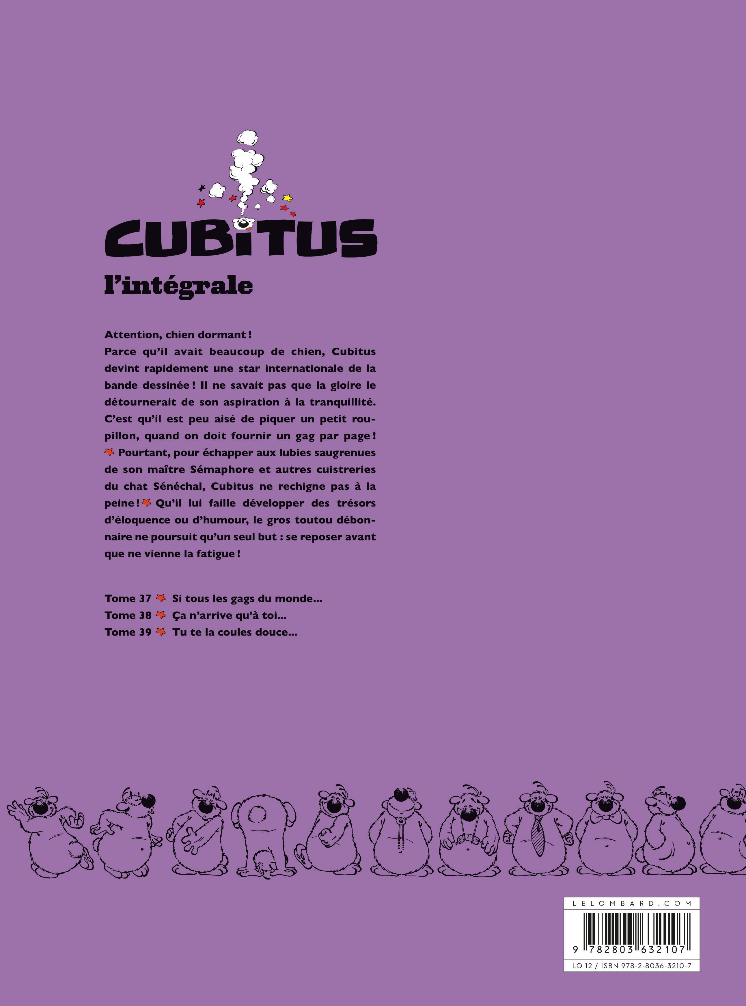 Intégrale Cubitus – Tome 10 - 4eme