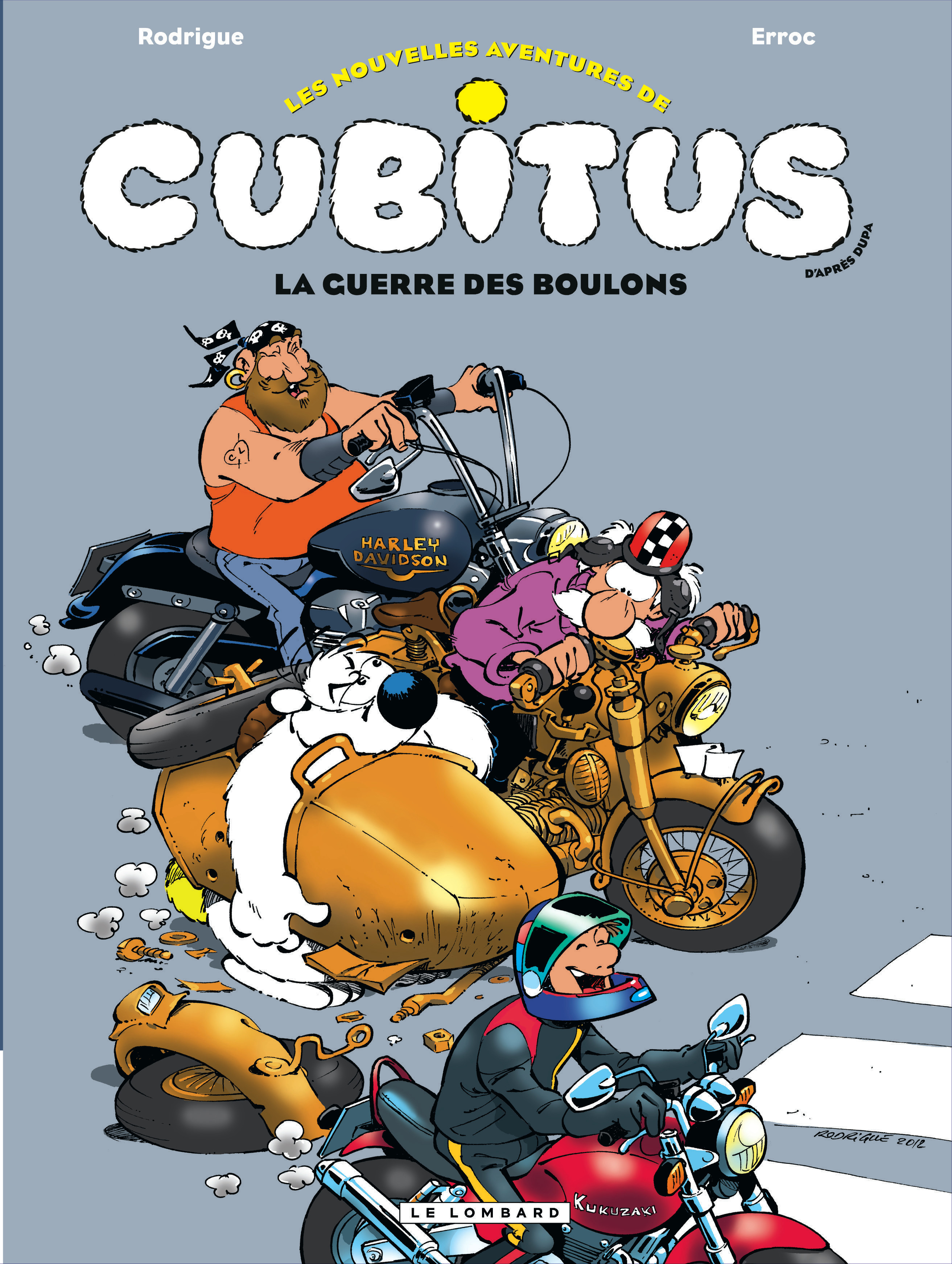 Les Nouvelles aventures de Cubitus – Tome 8 – La Guerre des boulons - couv