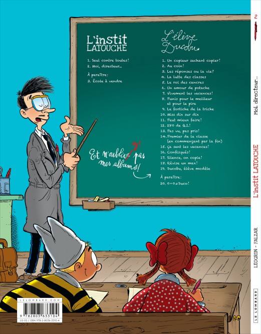 L'instit' Latouche – Tome 2 – Moi, directeur... - 4eme