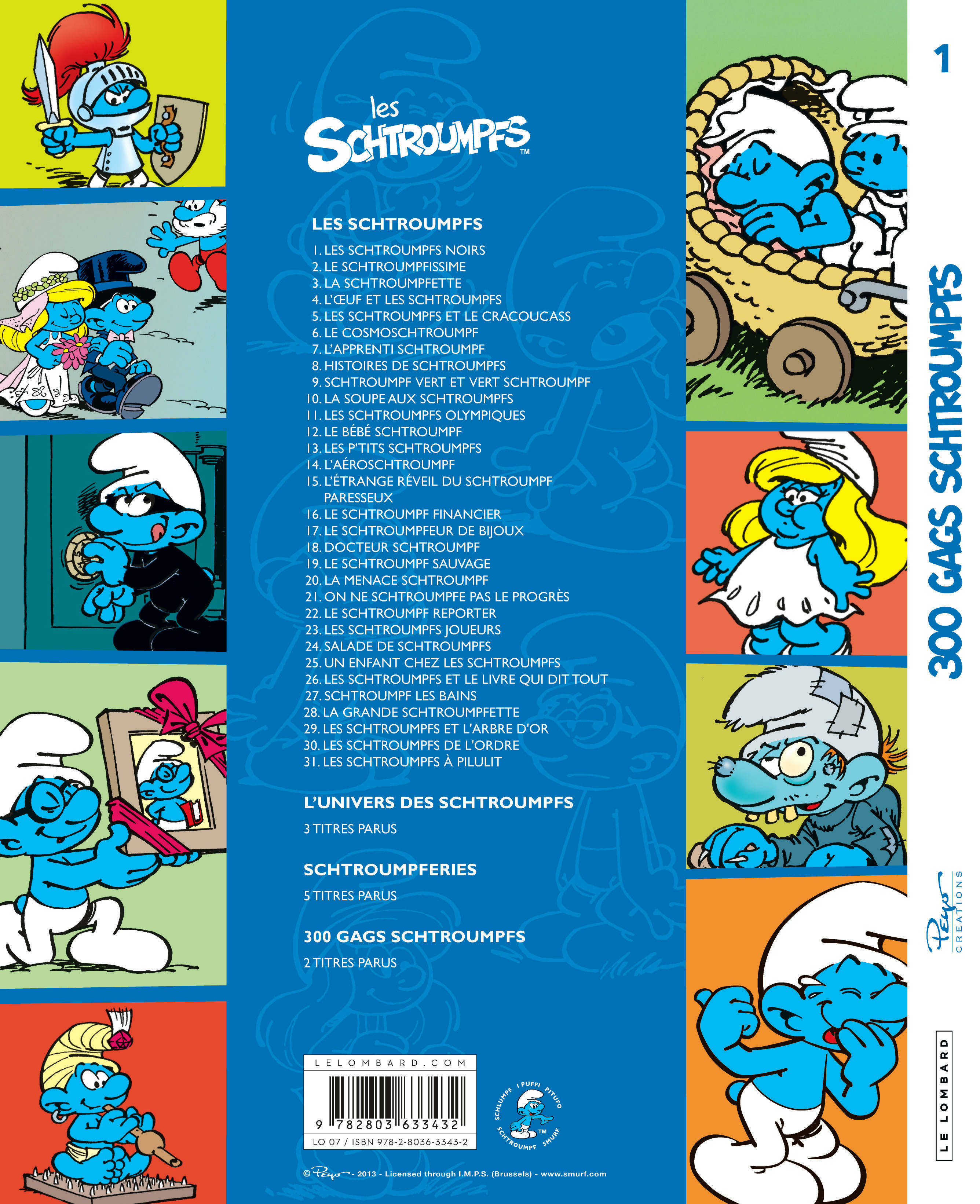 300 gags Schtroumpfs – Tome 1 - 4eme